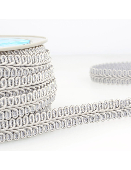 Chanel-Stil Zierband - Perlgrau