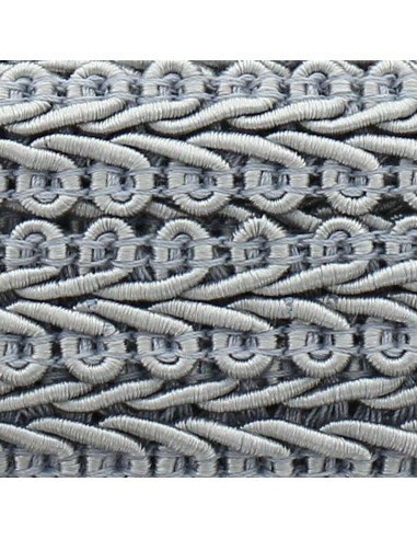 Chanel-Stil Zierband - Perlgrau