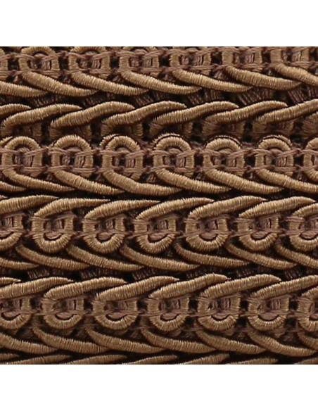 Chanel-Stil Zierband - Hellbraun