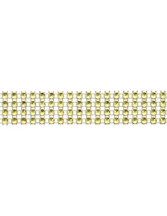 Strassband 20 mm Gold