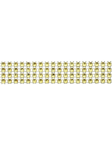 Strassband 20 mm Gold