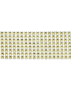 Strassband 40 mm gold