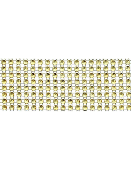 Strassband 40 mm gold