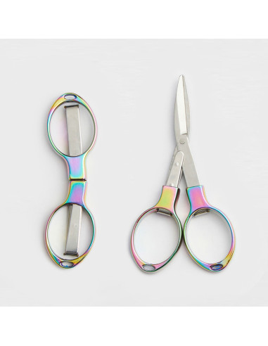 Regenbogen Klappschere Mindful KnitPro