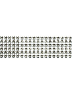 Strassband 30 mm schwarz