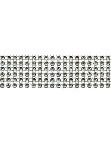 Strassband 30 mm schwarz