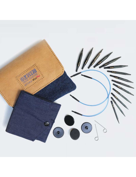 KnitPro Indigo Mini-Rundstricknadel-Set