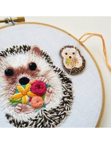 Magnetischer Nadelhalter - Igel Jessica