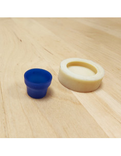Werkzeug zum Anbringen von überziehbaren Knöpfen 23 mm