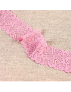 Elastische Spitzenblütenblätter - Rosa