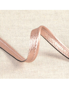 Paspelierung in Eidechsenoptik - Roségold