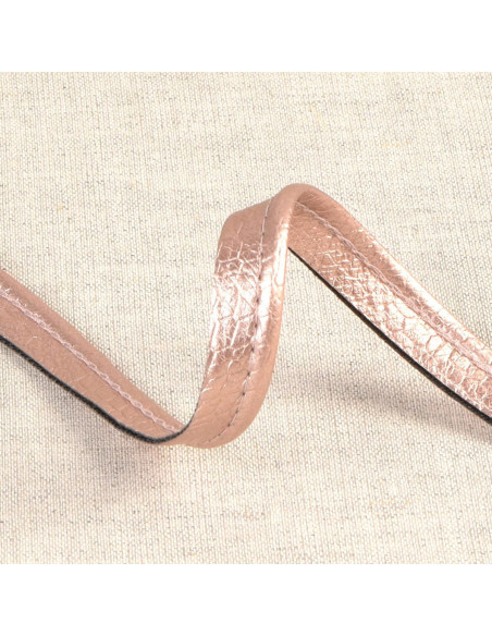 Paspelierung in Eidechsenoptik - Roségold