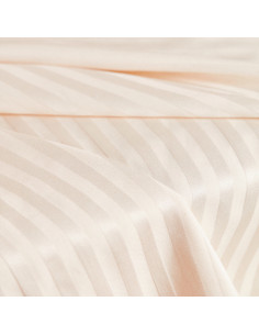 Stoff Baumwolle Viskose Streifen Off-White - Atelier Brunette 2