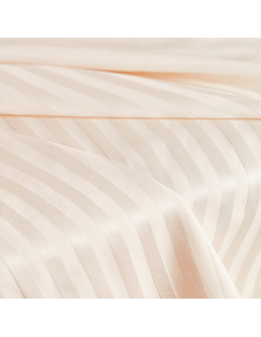 Stoff Baumwolle Viskose Streifen Off-White - Atelier Brunette