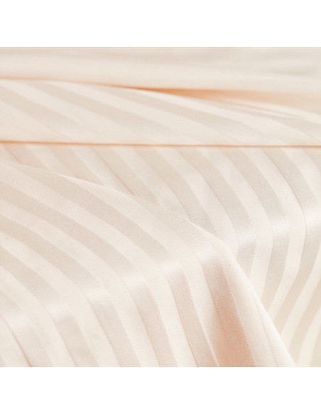 Stoff Baumwolle Viskose Streifen Off-White - Atelier Brunette