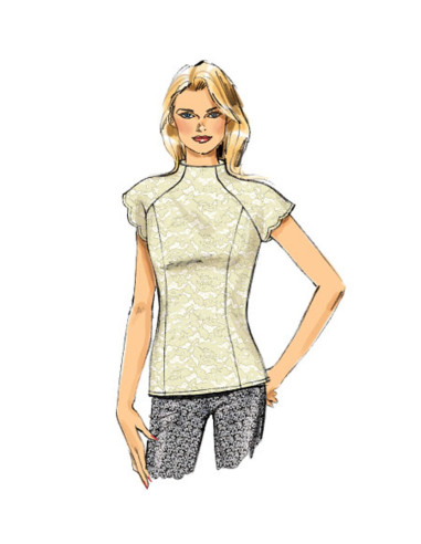 Oberteil-Schnittmuster - Butterick 6134