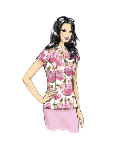 Oberteil-Schnittmuster - Butterick 6134