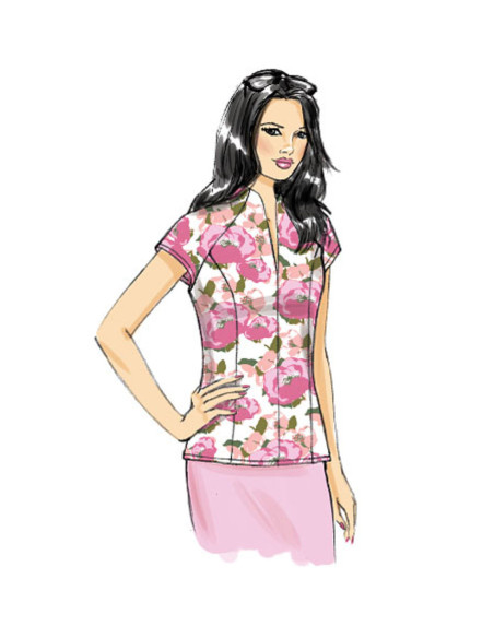 Oberteil-Schnittmuster - Butterick 6134