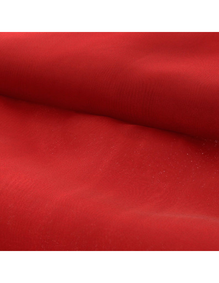 Organza-Stoff - Rot