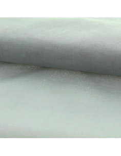 Organza-Stoff - Silber
