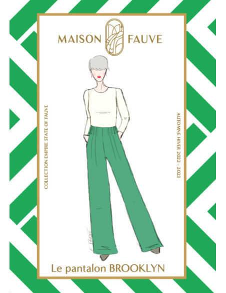 Brooklyn-Hosenschnittmuster - Maison Fauve