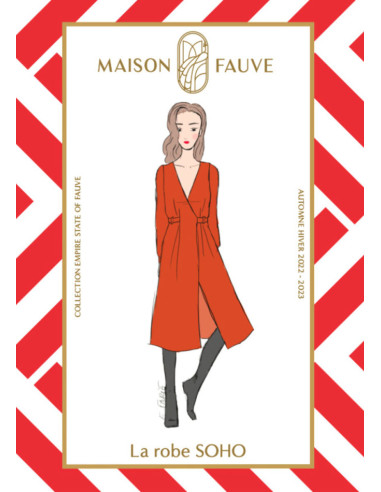 Soho-Kleidmuster - Maison Fauve