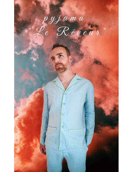 Pyjama-Schnittmuster für Herren Der Träumer - Les BG