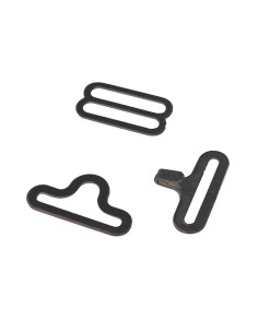 Set aus 3 Fliegenklemmen - Schwarz 2