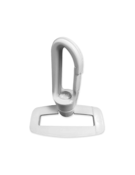 Kunststoffkarabiner - Weiß 25 mm