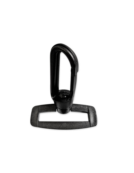 Kunststoffkarabiner - Schwarz 20 mm