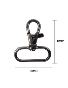 Metallkarabiner - Gewehrlauf 40 x 30 mm 2