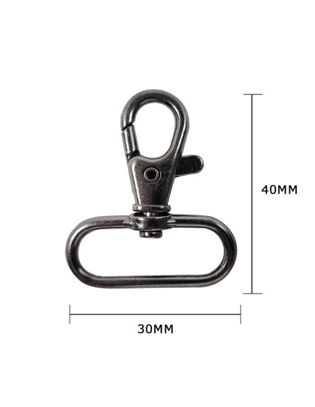 Metallkarabiner - Gewehrlauf 40 x 30 mm