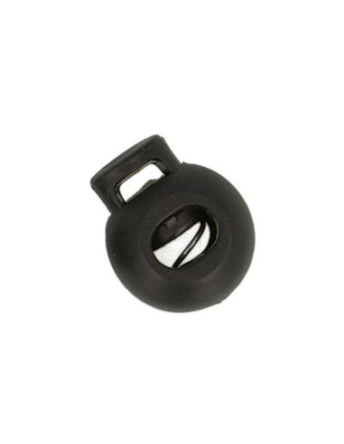 Kordelstopper Kugel - Schwarz