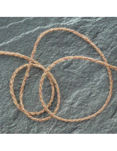 Runde Jute-Lurex-Flechtung - Kupfer
