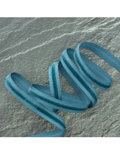 Samt-Grosgrainband - Blau
