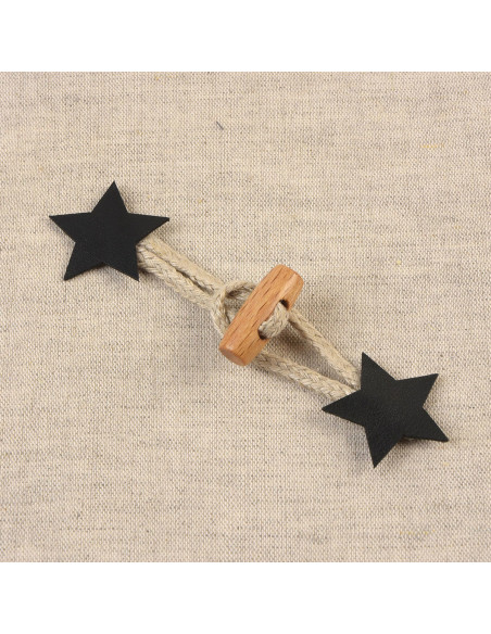 Brandenburg Stern Imitat - Schwarz