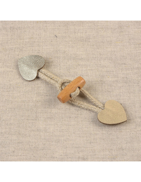 Brandeburg Herz Imitation - Gold