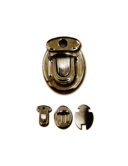 Mini-Verschluss für Schultasche 25 x 18 mm - Bronze