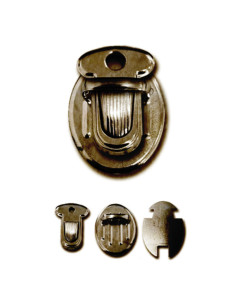 Verschluss für Schultasche 33 x 25 mm - Bronze