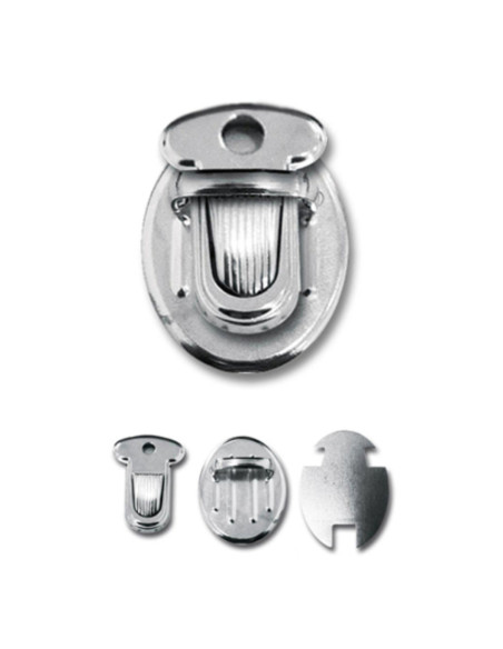 Verschluss für Schultasche 33 x 25 mm - Silber
