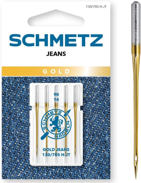Jeansnadeln Gold Schmetz