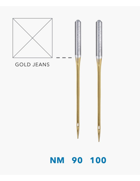 Jeansnadeln Gold Schmetz