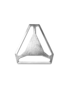 Kreuzstück für Hosenträger - Silber 24 mm
