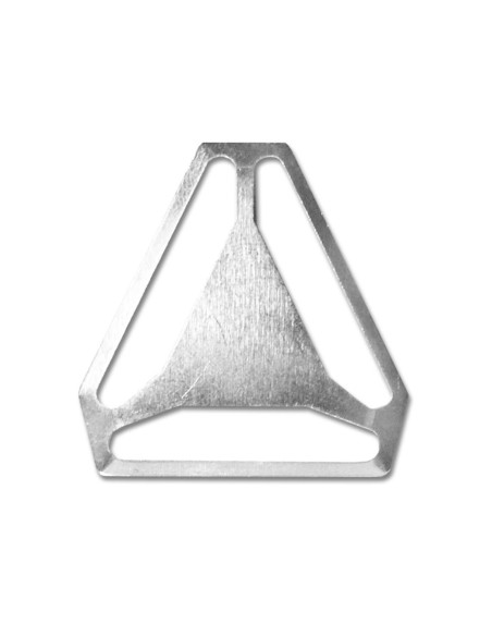 Kreuzstück für Hosenträger - Silber 30 mm