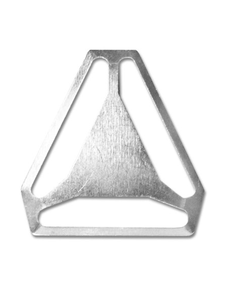 Kreuzstück für Hosenträger - Silber 36 mm