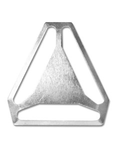 Kreuzstück für Hosenträger - Silber 40 mm