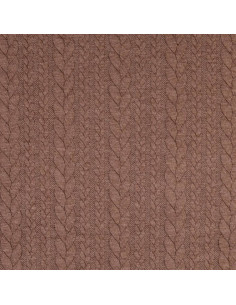Verdrillter Sweatstoff - Fauve