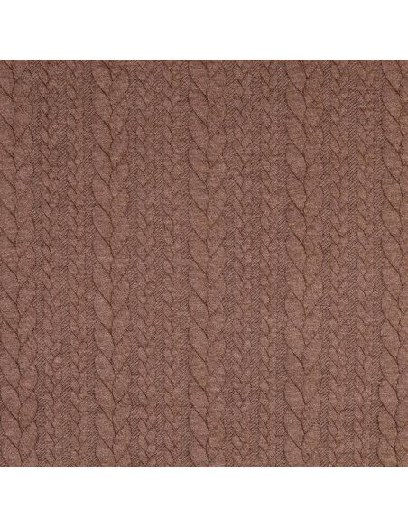 Verdrillter Sweatstoff - Fauve