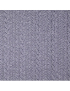 Verdrillter Sweatstoff - Sturmgrau