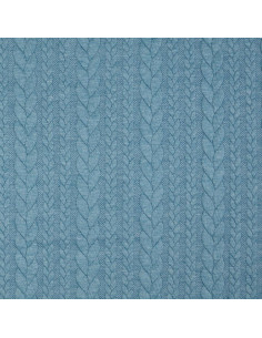 Verdrillter Sweatstoff - Petrolblau